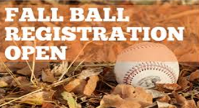 Fall Registration Is Open!!